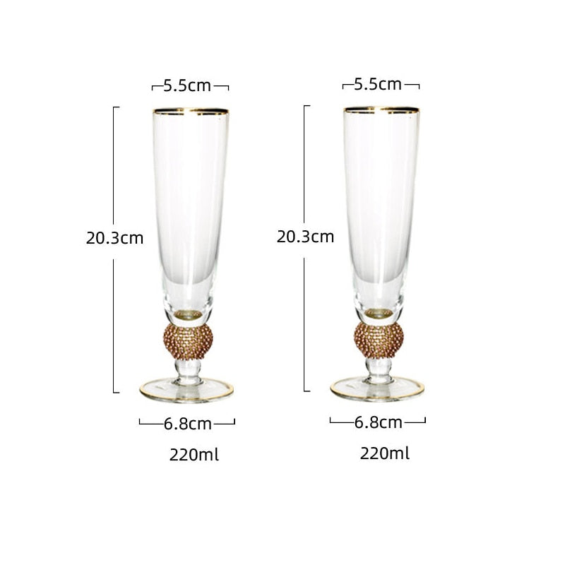 Kieliszki Do Szampana | Zestaw Kieliszków Do Szampana-Champagne Glasses-Miloska