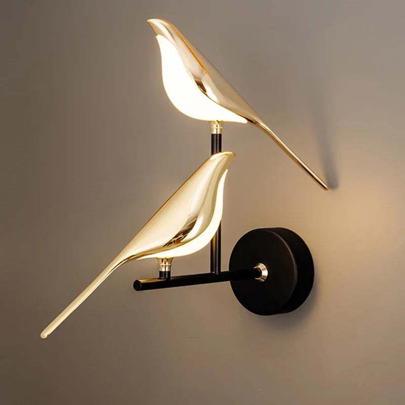 Lampa Ścienna Ptak | Kinkiet Na Ścianę-Wall Lamp-Miloska