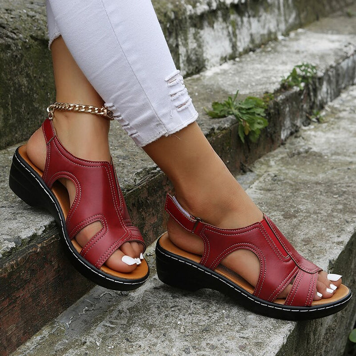 Sandały Damskie | Sandały Codzienne Na Obcasie-Women Sandals-Miloska
