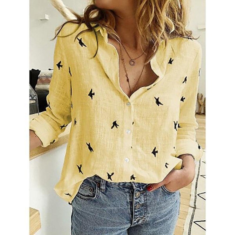 Bluzka Damska | Bluzka Z Długim Rękawem-Women Blouse-Miloska