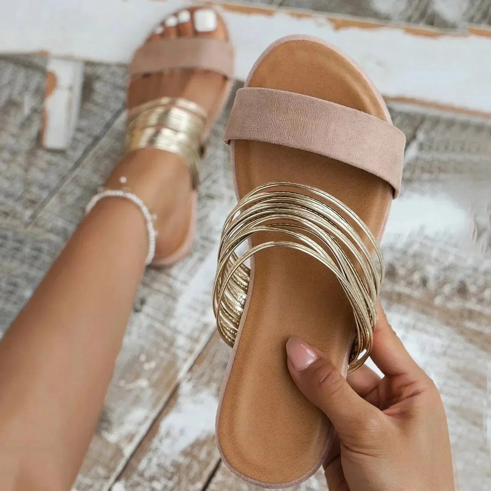 Klapki Damskie | Sandały Damskie-Women Sandals-Miloska