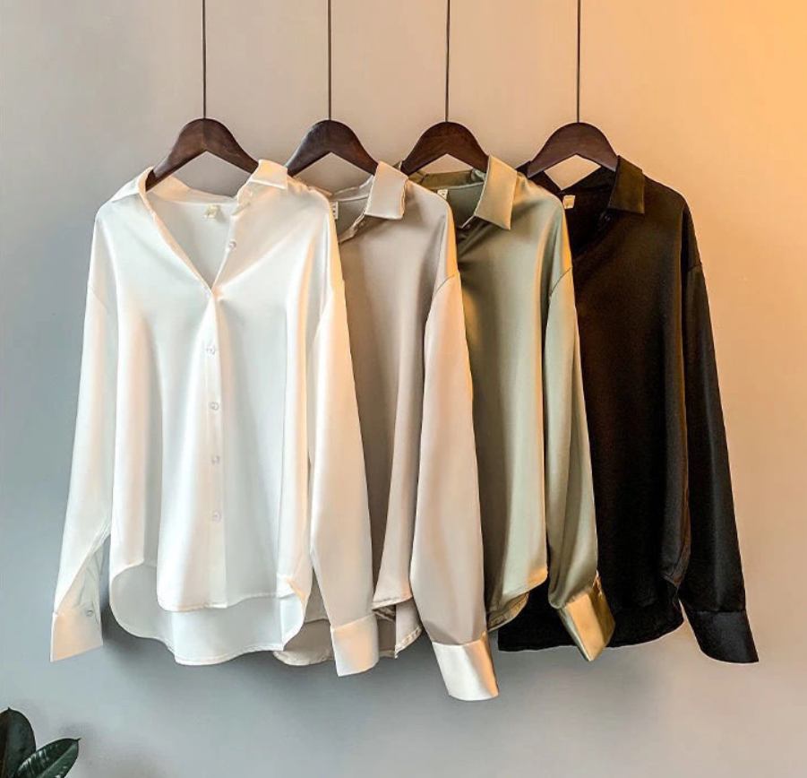 Koszula Damska | Bluzka Z Kołnierzykiem-Women Blouse-Miloska