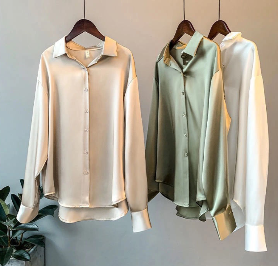 Koszula Damska | Bluzka Z Kołnierzykiem-Women Blouse-Miloska