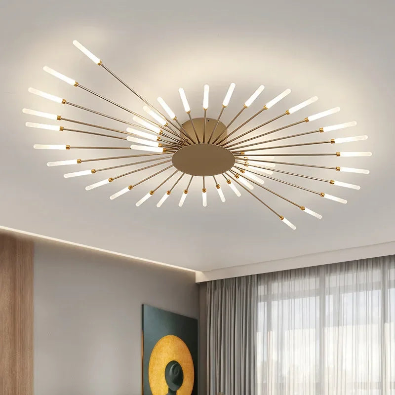 Żyrandol Do Salonu | Nowoczesny Żyrandol Sufitowy-Ceiling Light-Miloska
