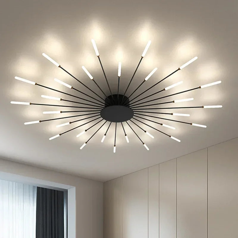 Żyrandol Do Salonu | Nowoczesny Żyrandol Sufitowy-Ceiling Light-Miloska
