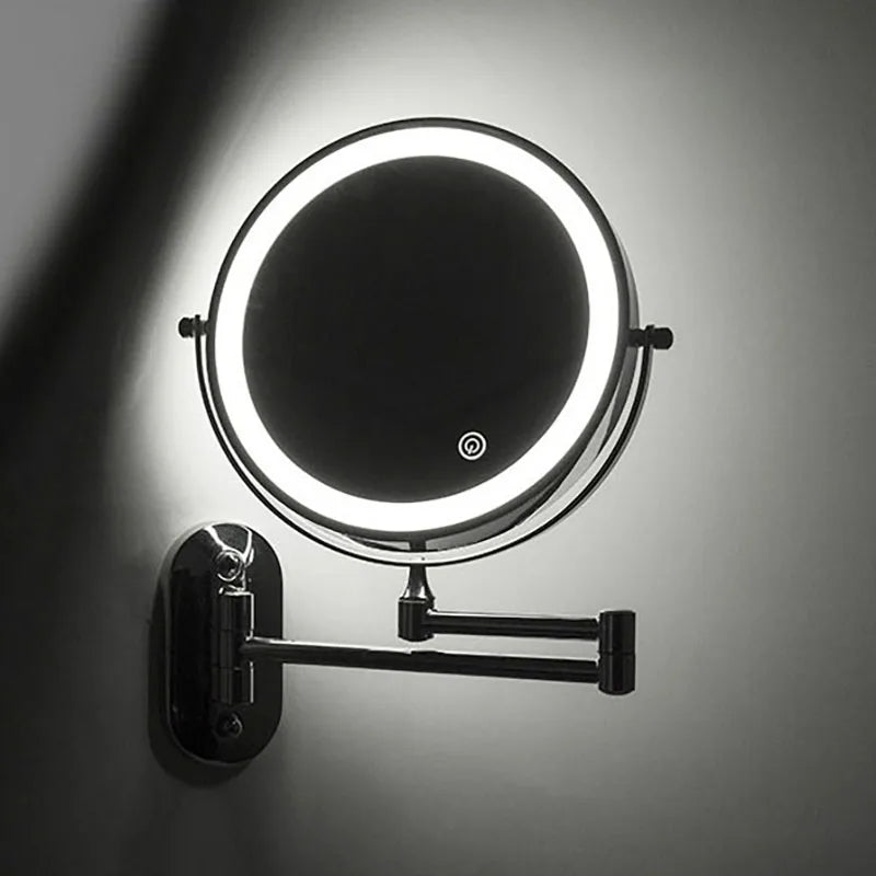 Lusterko Kosmetyczne Ścienne | LED Z Powiększeniem-Mirror-Miloska