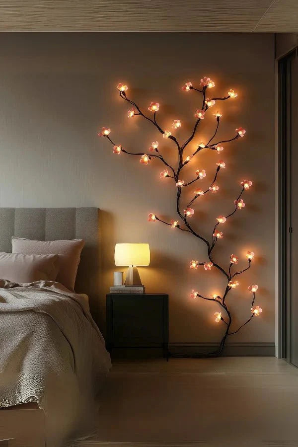 Dekoracyjna Gałązka LED | Lampa Na Ścianę-Wall Lamp-Miloska