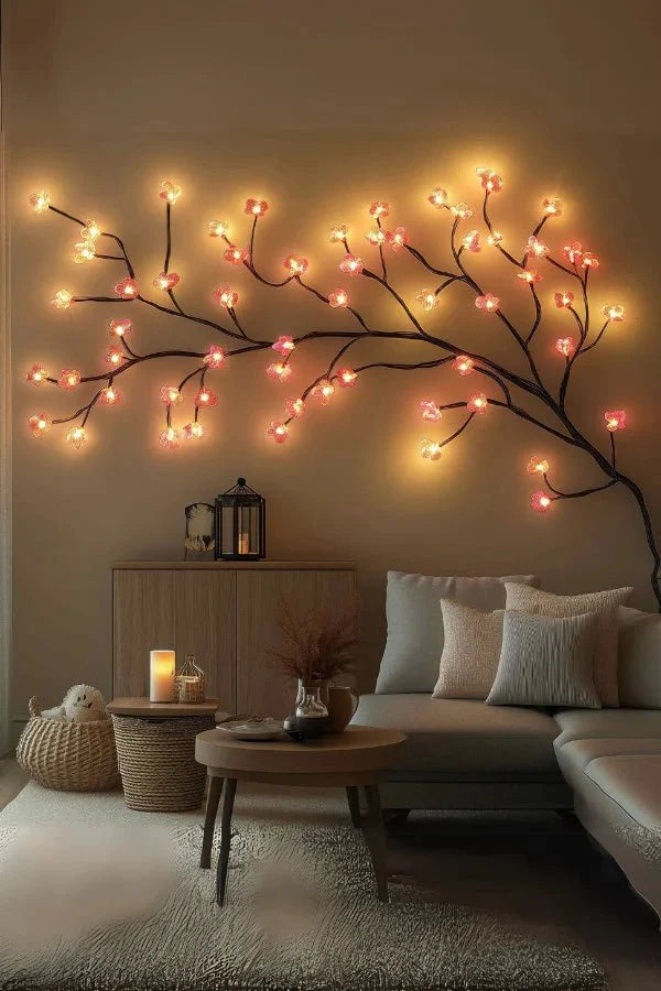 Dekoracyjna Gałązka LED | Lampa Na Ścianę-Wall Lamp-Miloska