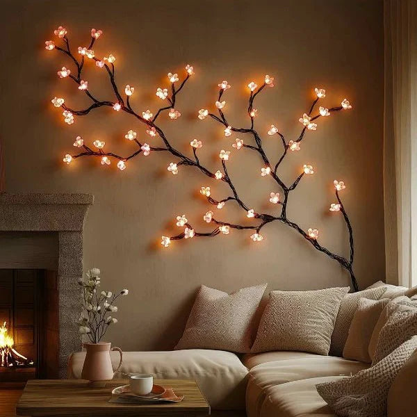 Dekoracyjna Gałązka LED | Lampa Na Ścianę-Wall Lamp-Miloska