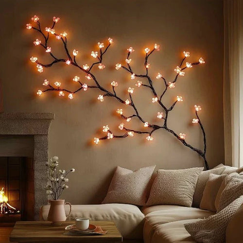Dekoracyjna Gałązka LED | Lampa Na Ścianę-Wall Lamp-Miloska