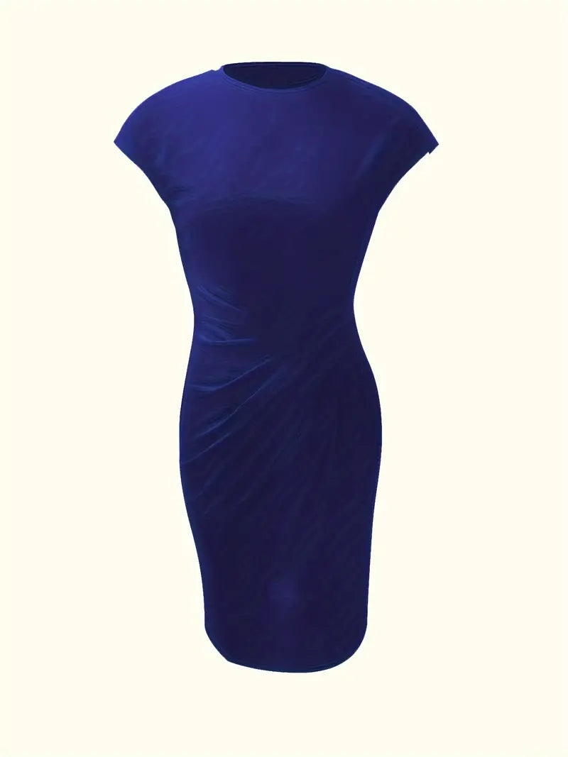 Sukienka Midi Bodycon | Sukienka Do Biura-Women Dress-Miloska
