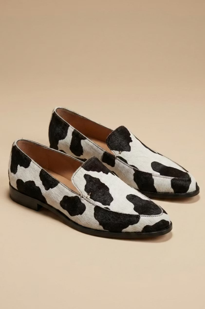 Mokasyny Na Platformie | Loafersy Damskie-Women Shoes-Miloska