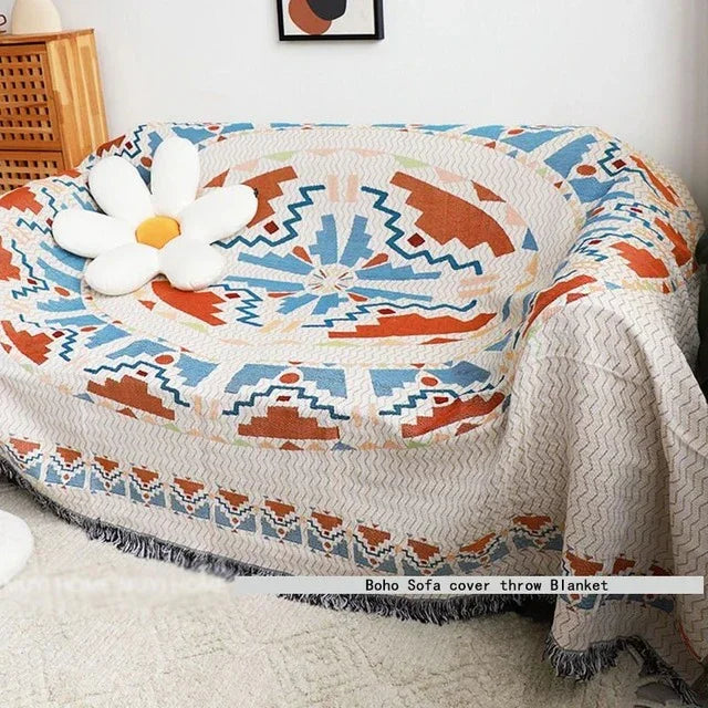 Narzuta Na Łóżko | Narzuta Na Sofę Boho-Blanket-Miloska