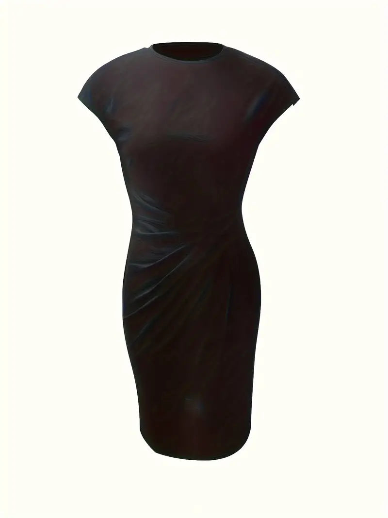 Sukienka Midi Bodycon | Sukienka Do Biura-Women Dress-Miloska