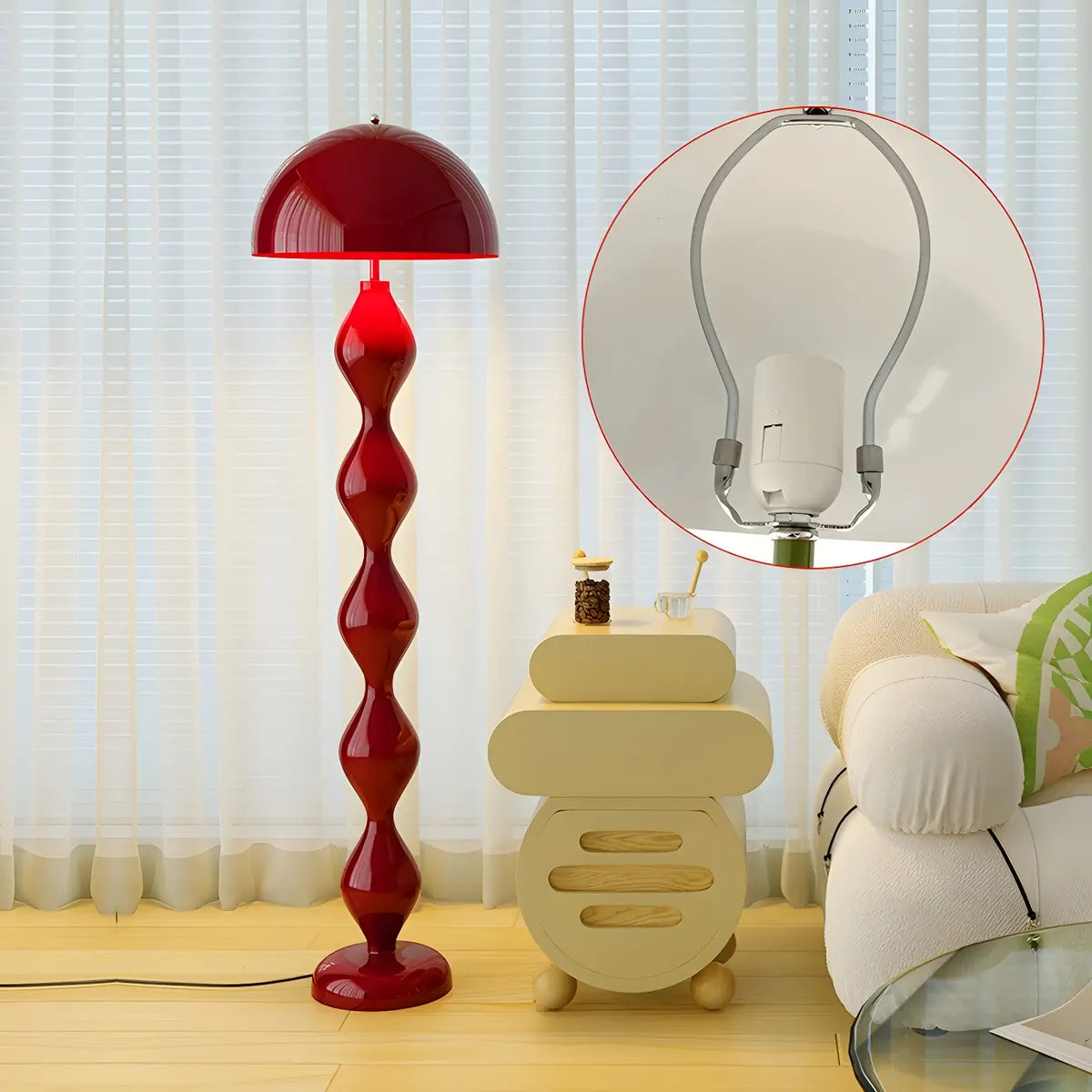 Lampa Podłogowa | Wysoka Lampa Do Salonu-Floor Lamp-Miloska