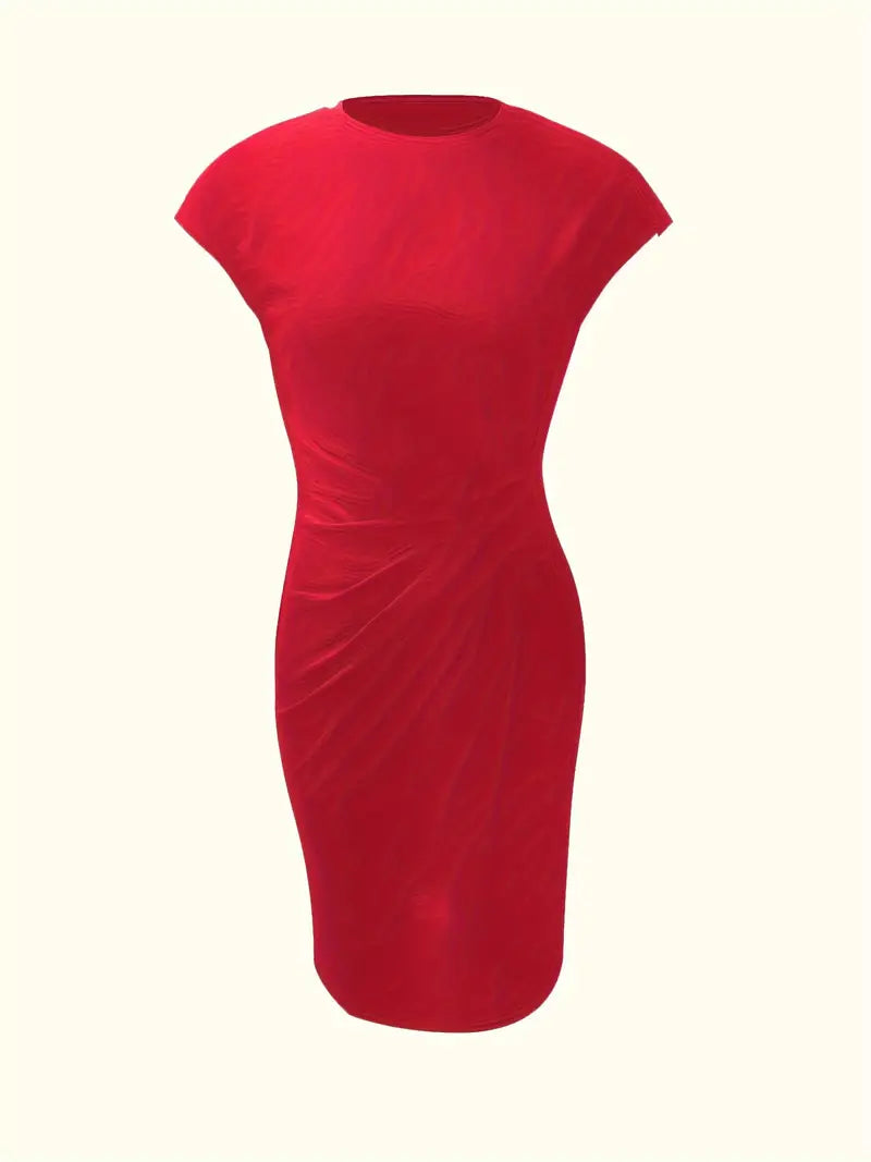 Sukienka Midi Bodycon | Sukienka Do Biura-Women Dress-Miloska