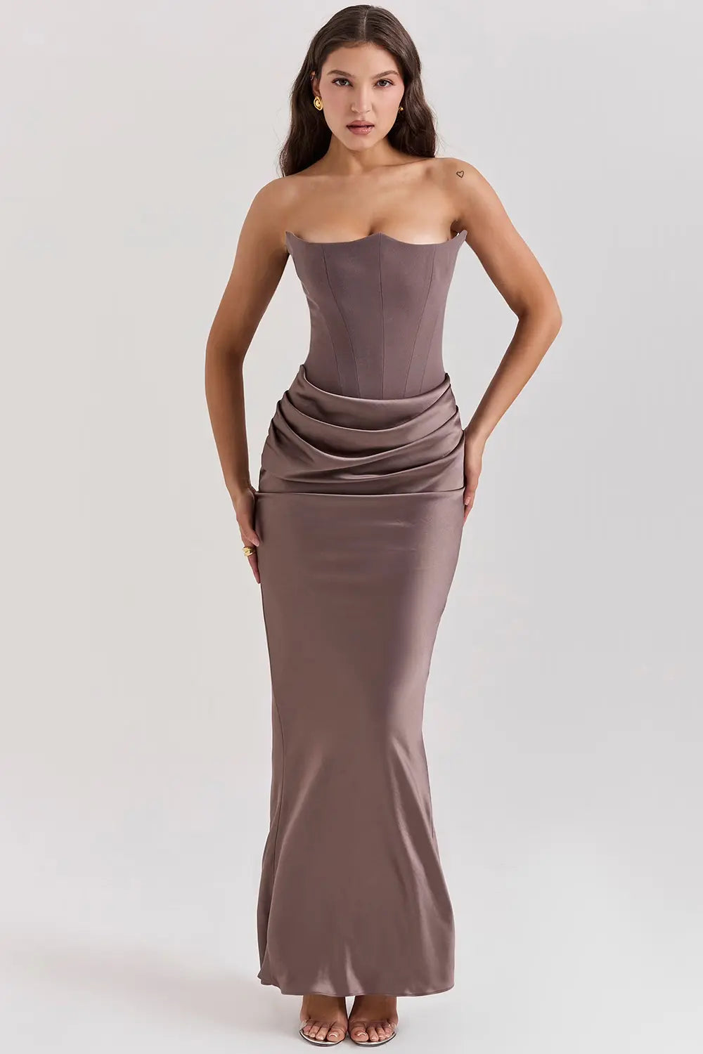 Damska Suknia Maxi | Gorsetowy Krój-Women Dress-Miloska