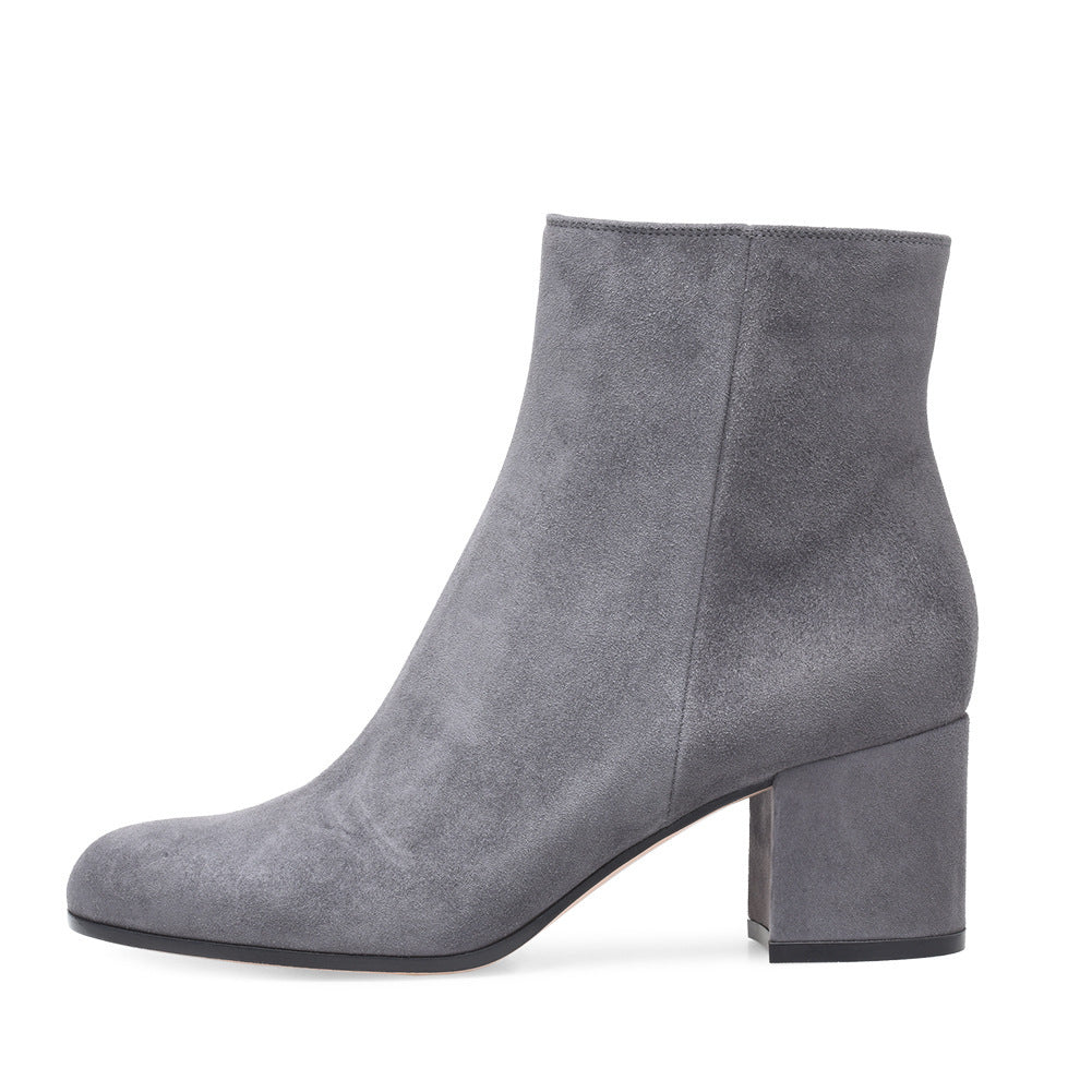 Damskie Botki Na Obcasie | Klasyczny Krój-Women Boots-Miloska