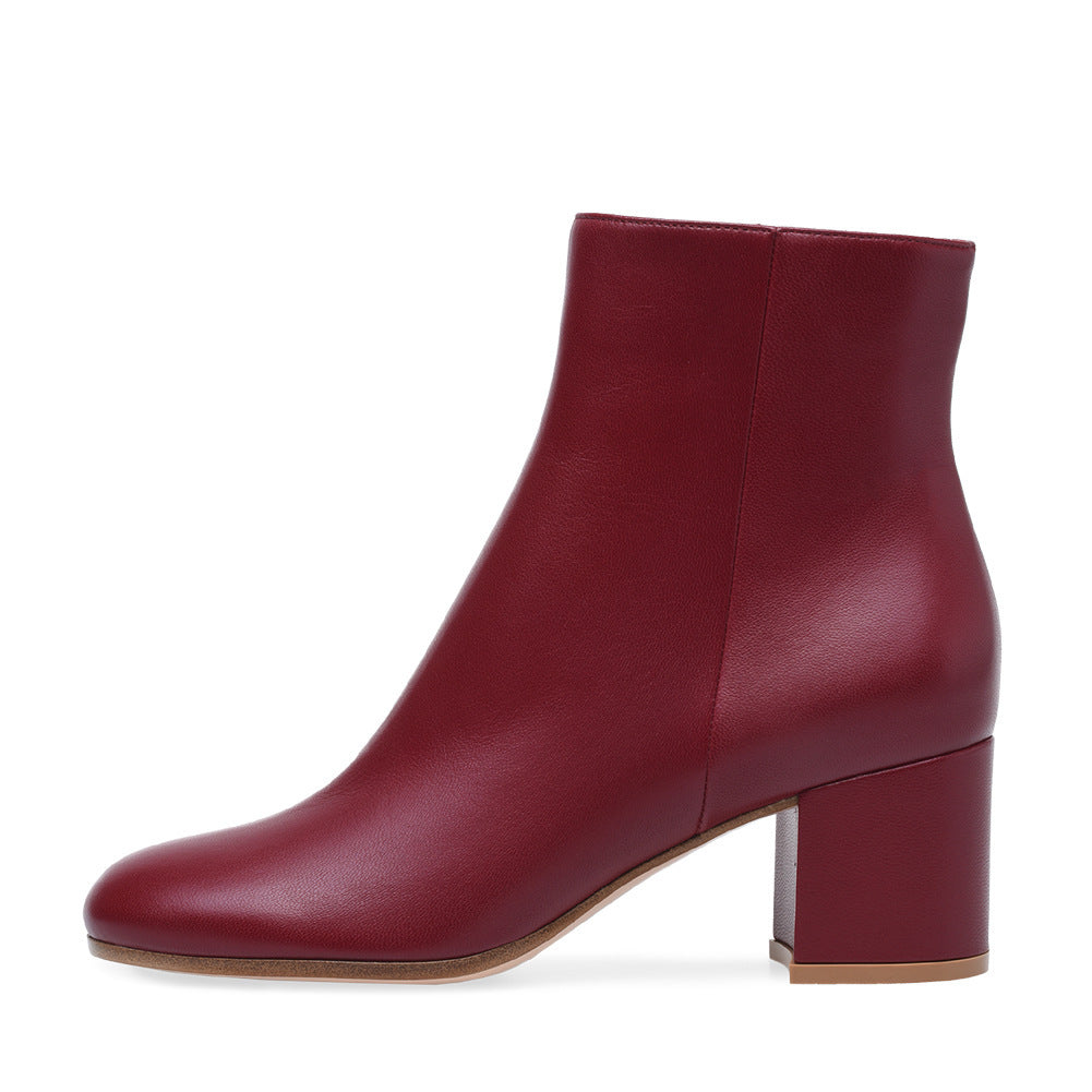 Damskie Botki Na Obcasie | Klasyczny Krój-Women Boots-Miloska