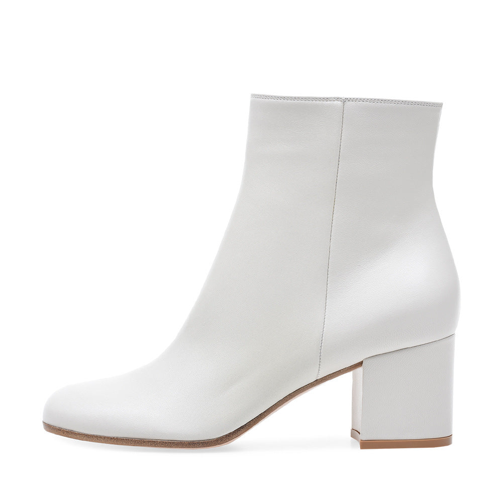 Damskie Botki Na Obcasie | Klasyczny Krój-Women Boots-Miloska