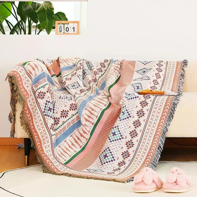 Narzuta Na Łóżko | Narzuta Na Sofę Boho-Blanket-Miloska