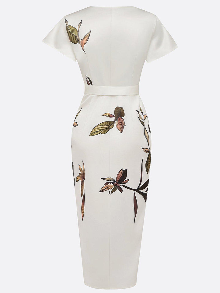 Sukienka Midi | Sukienka Kopertowa-Women Dress-Miloska