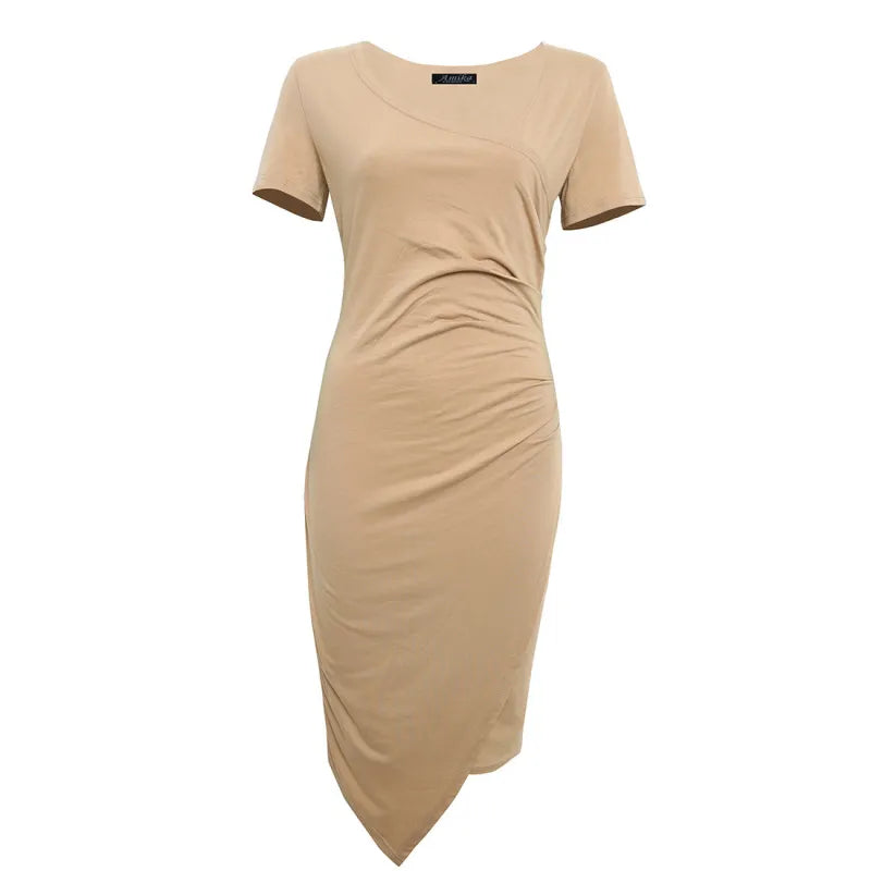 Sukienka Midi Bodycon | Sukienka Do Biura-Women Dress-Miloska