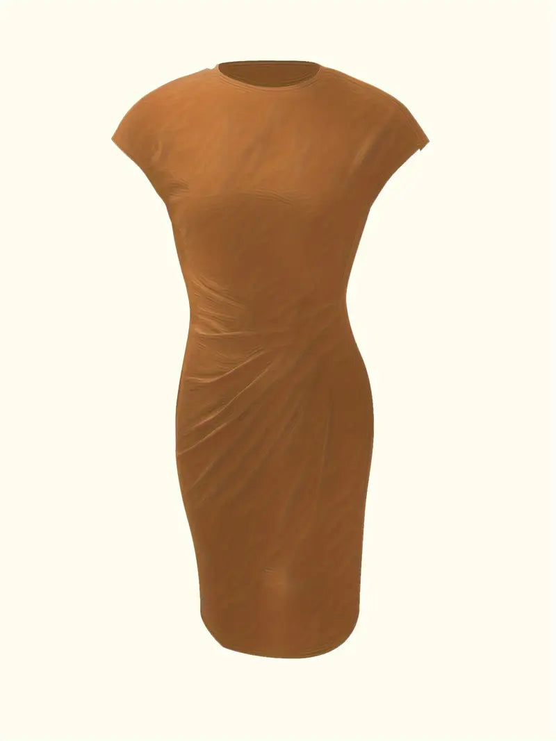 Sukienka Midi Bodycon | Sukienka Do Biura-Women Dress-Miloska