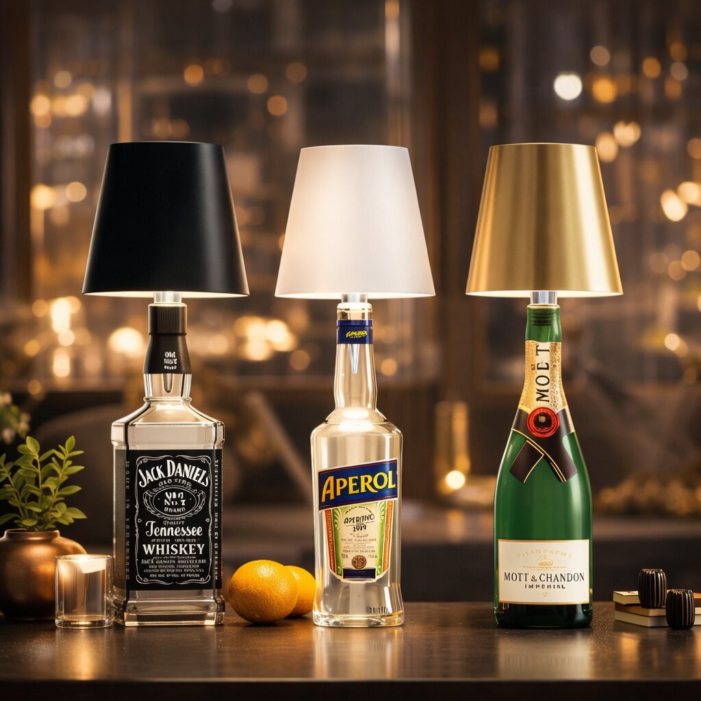 Kreatywny Prezent Dla Chłopaka | Lampa Z Butelki-Table Lamp-Miloska