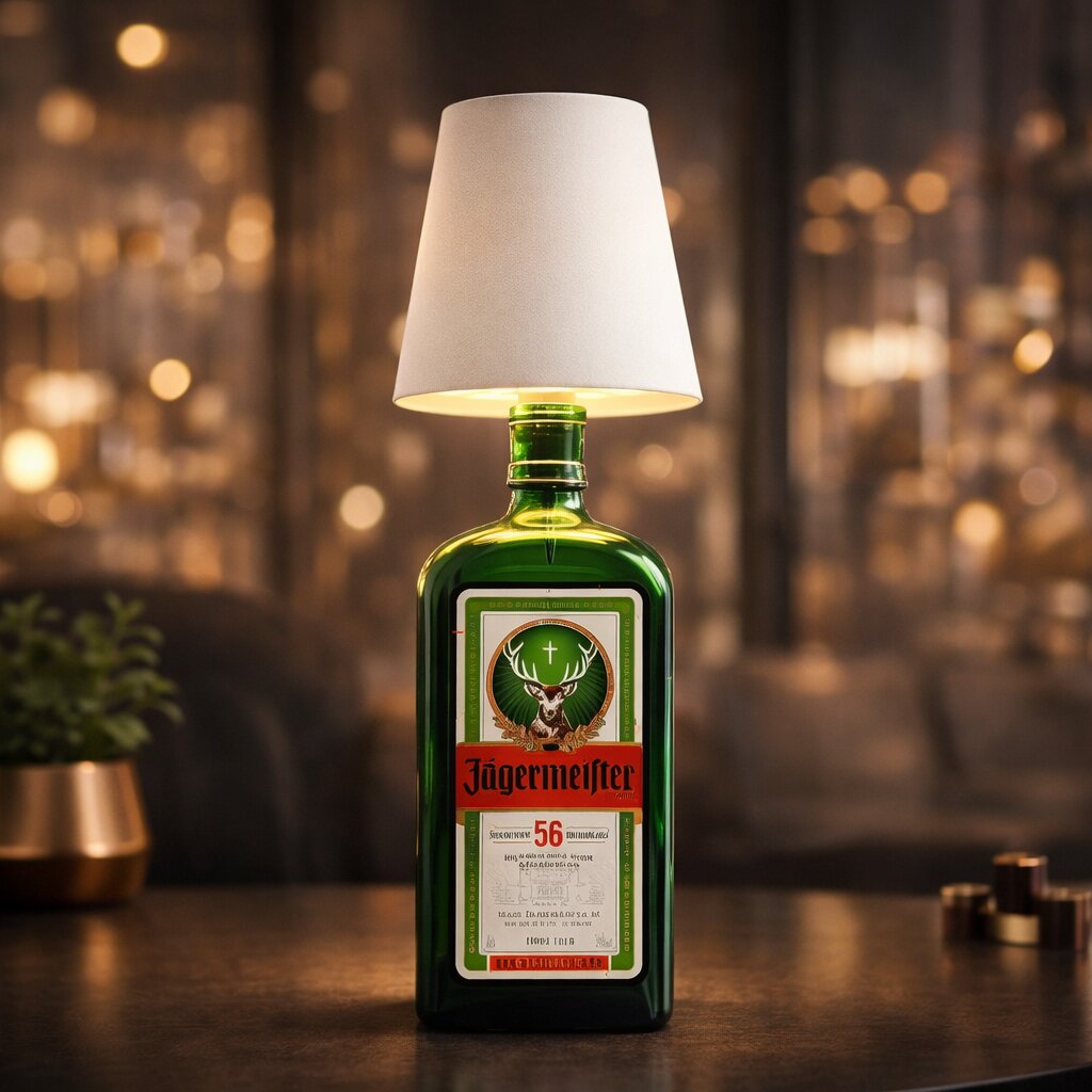 Kreatywny Prezent Dla Chłopaka | Lampa Z Butelki-Table Lamp-Miloska