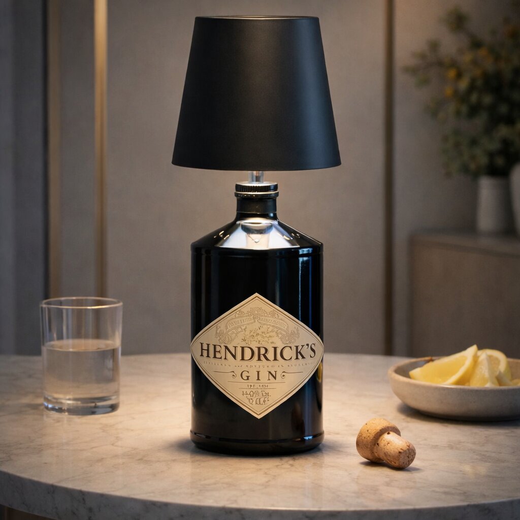 Kreatywny Prezent Dla Chłopaka | Lampa Z Butelki-Table Lamp-Miloska
