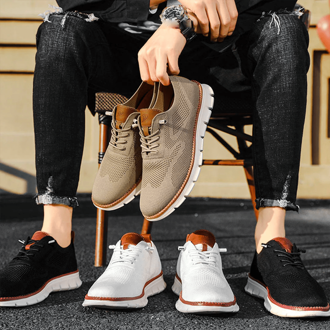 Męskie Buty | Sznurowane | Casualowy Styl | Lato