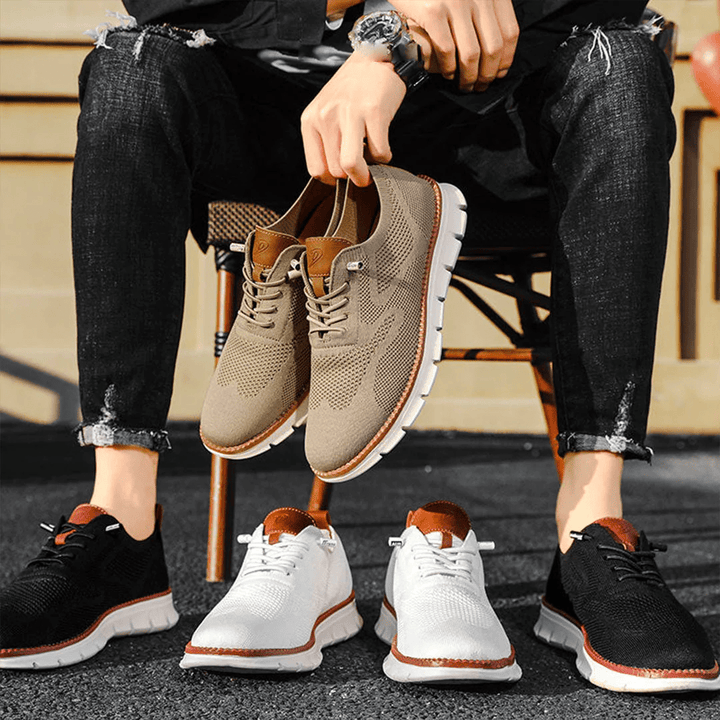Męskie Buty | Sznurowane | Casualowy Styl | Lato