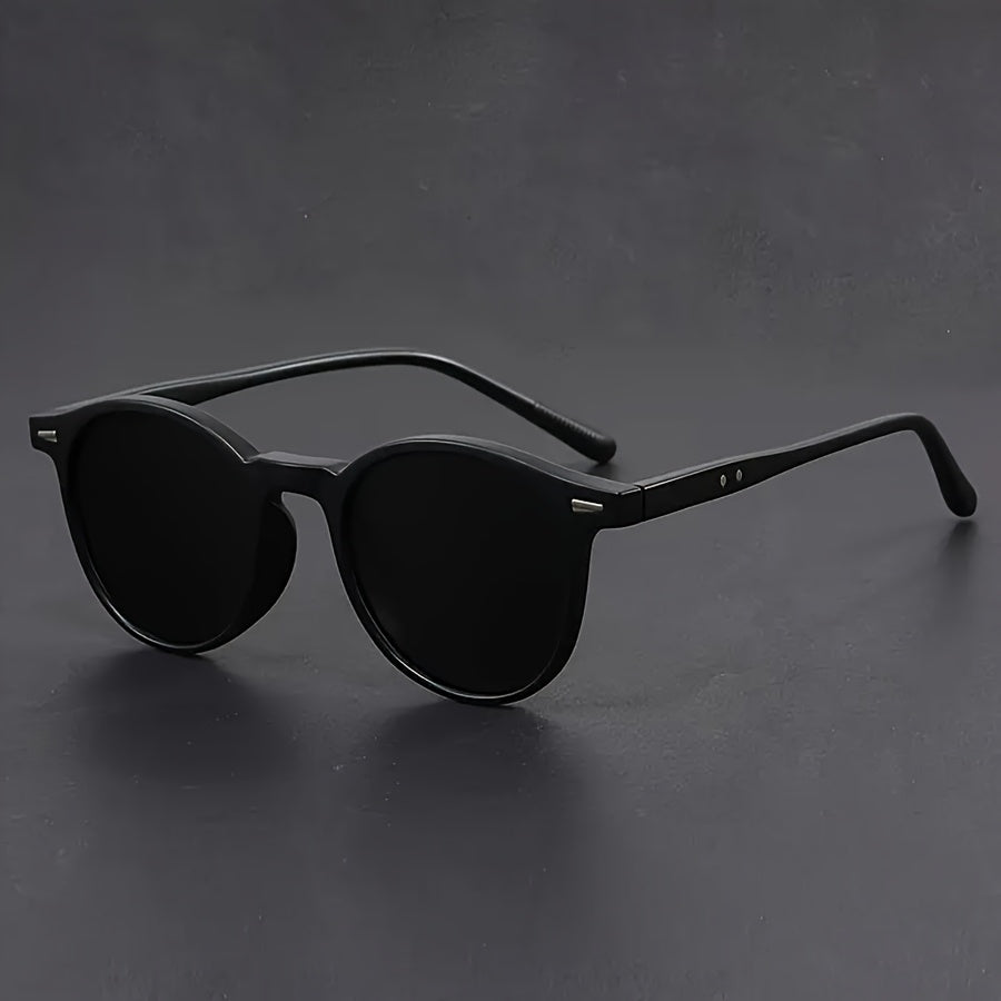 Męskie Okulary Przeciwsłoneczne | Okrągłe Oprawki | Casual | Lato