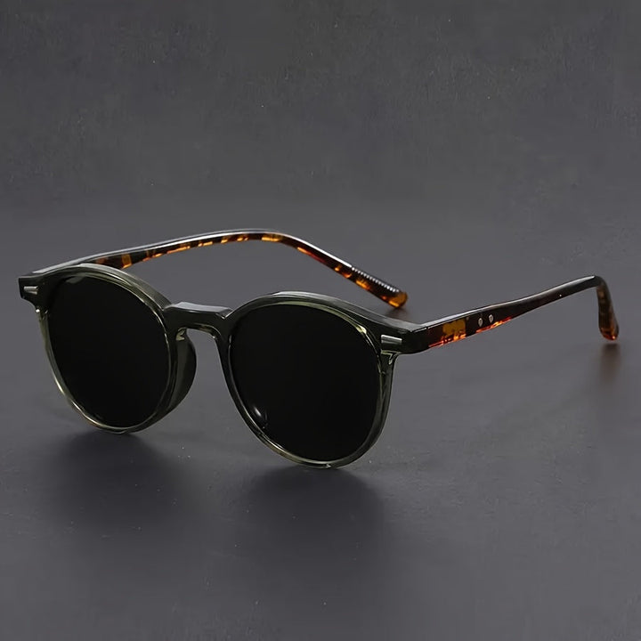 Męskie Okulary Przeciwsłoneczne | Okrągłe Oprawki | Casual | Lato