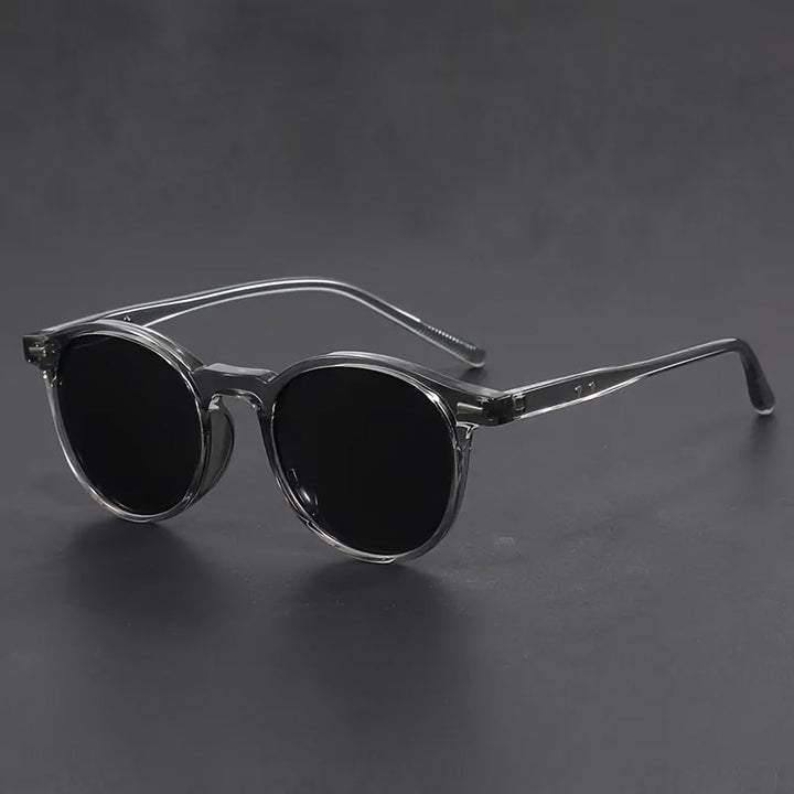 Męskie Okulary Przeciwsłoneczne | Okrągłe Oprawki | Casual | Lato