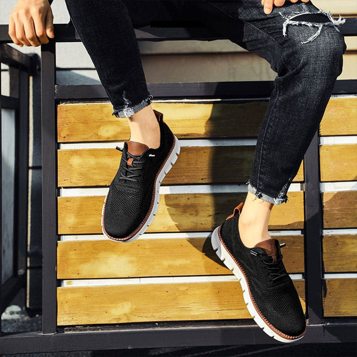 Męskie Buty | Sznurowane | Casualowy Styl | Lato
