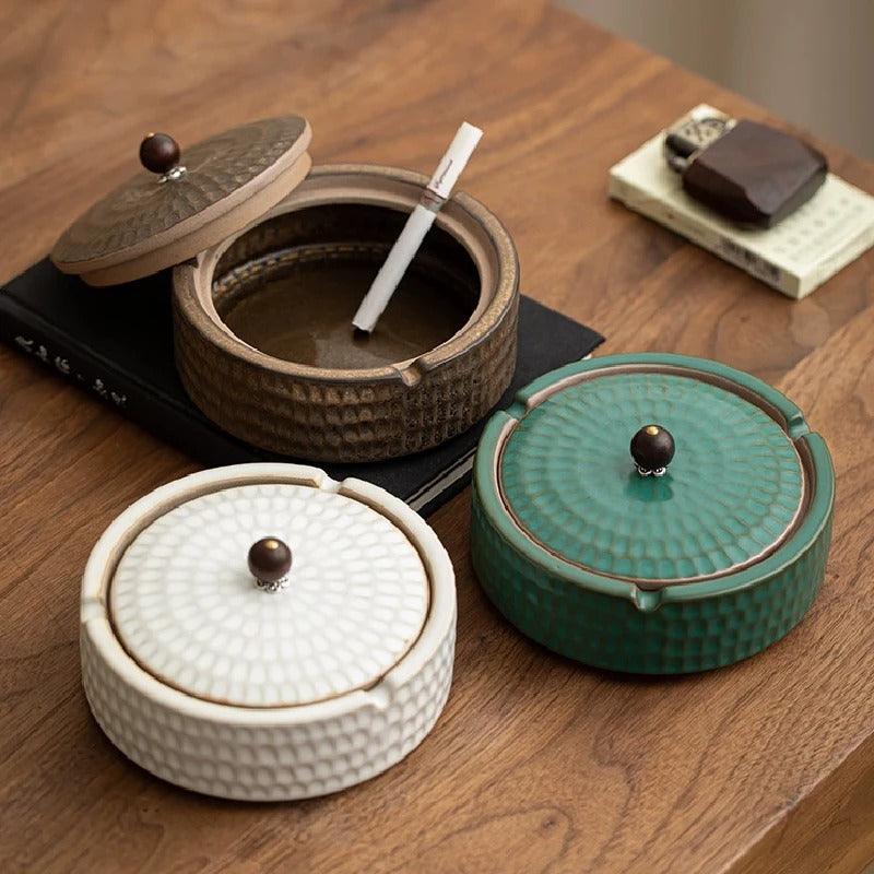 Popielniczka Ceramiczna | Popielniczka Zamykana-Ashtray-Miloska