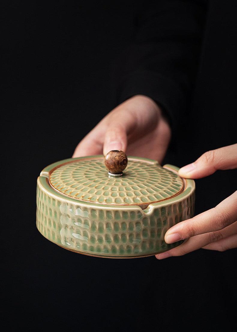 Popielniczka Ceramiczna | Popielniczka Zamykana-Ashtray-Miloska