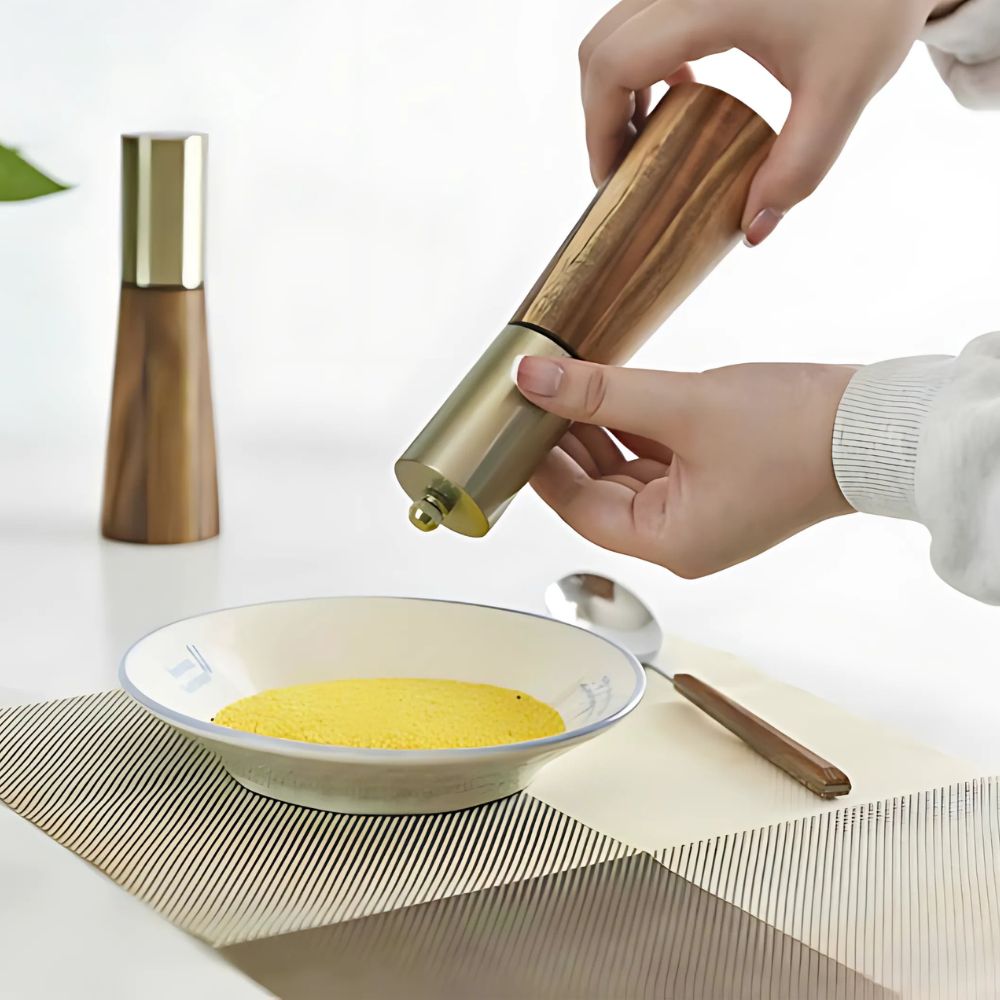 Młynki Do Przypraw | Zestaw Solniczka Pieprzniczka-Salt And Pepper Grinder-Miloska