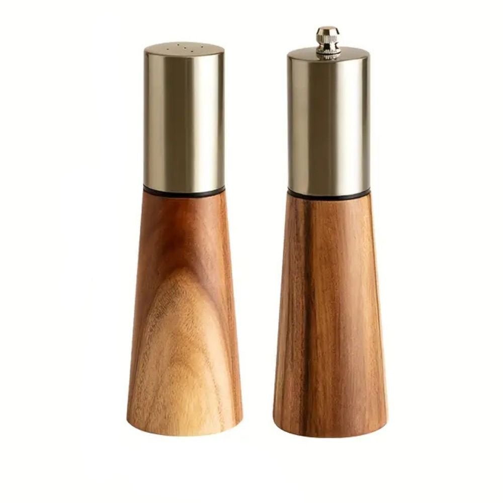 Młynki Do Przypraw | Zestaw Solniczka Pieprzniczka-Salt And Pepper Grinder-Miloska