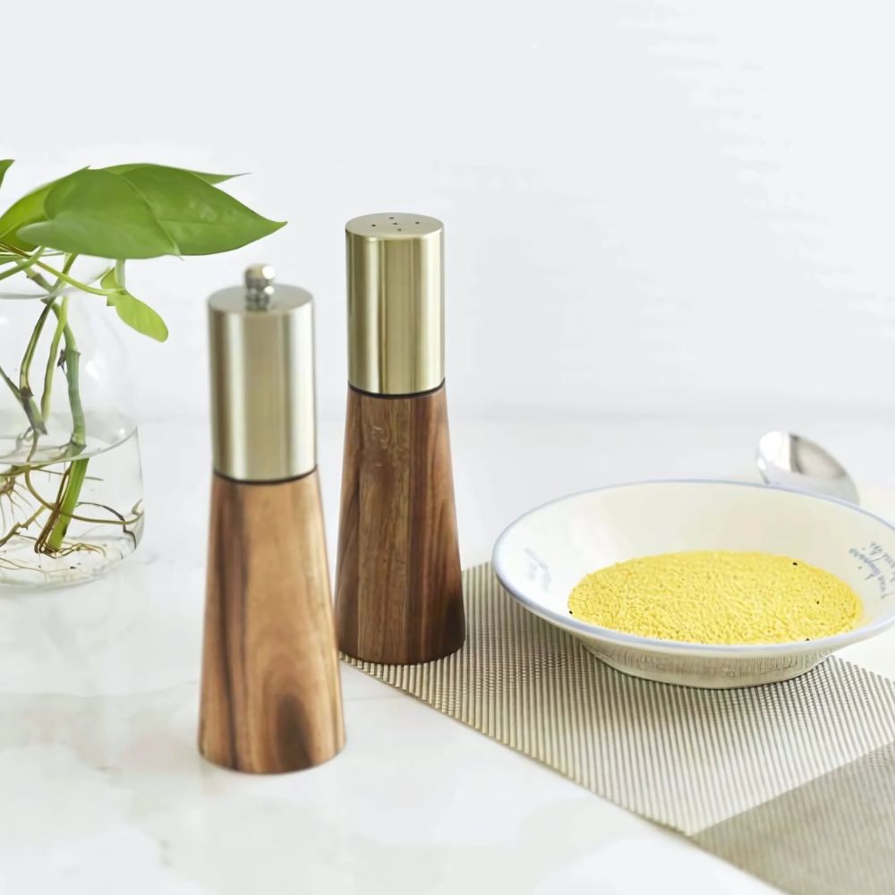 Młynki Do Przypraw | Zestaw Solniczka Pieprzniczka-Salt And Pepper Grinder-Miloska