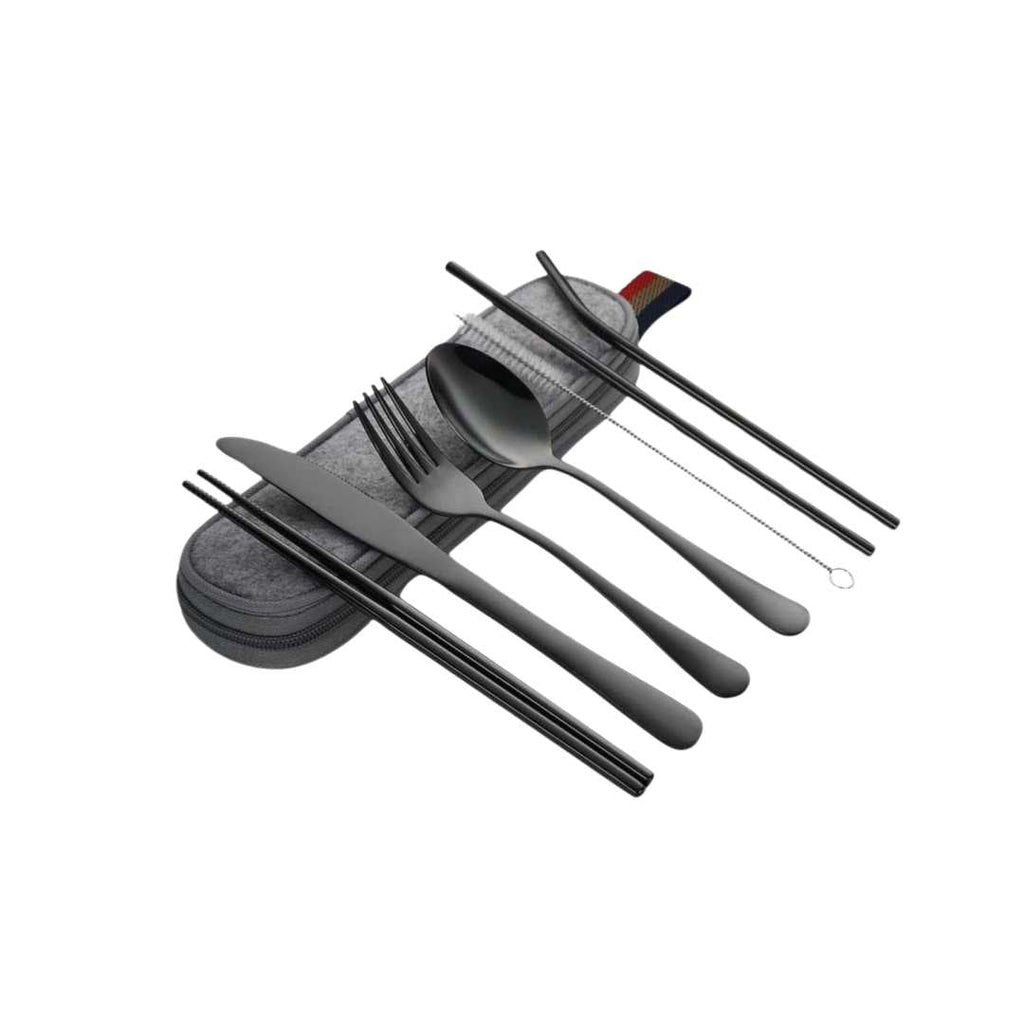 Sztućce Turystyczne | Zestaw Sztućców W Etui-Flatware-Miloska