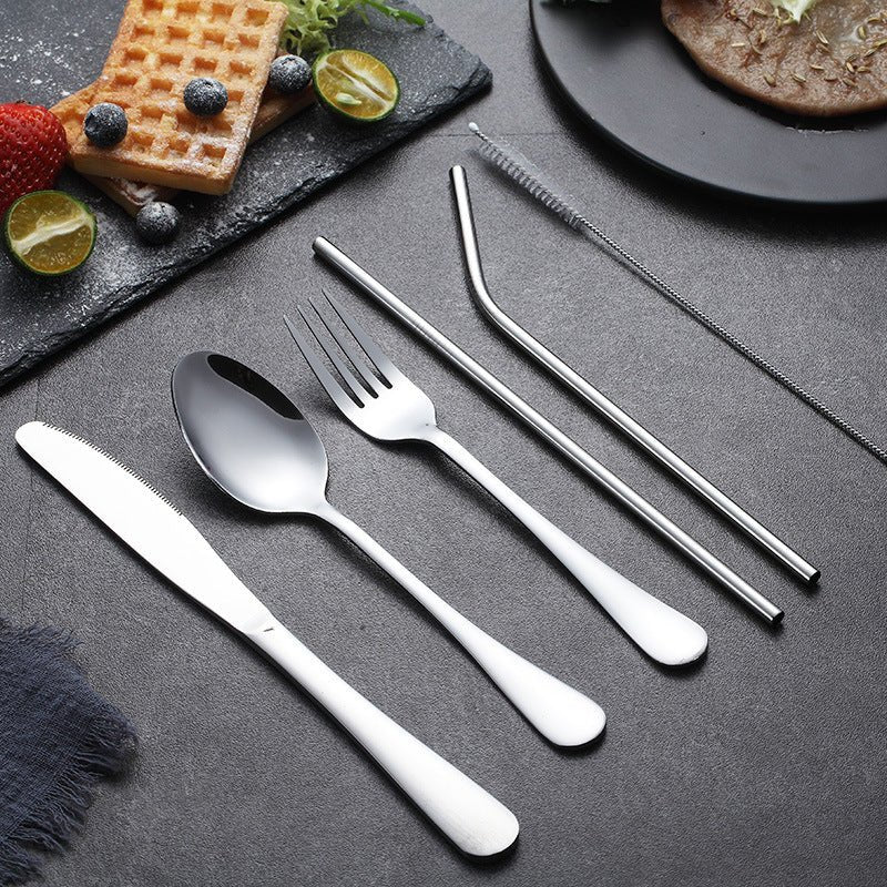 Sztućce Turystyczne | Zestaw Sztućców W Etui-Flatware-Miloska