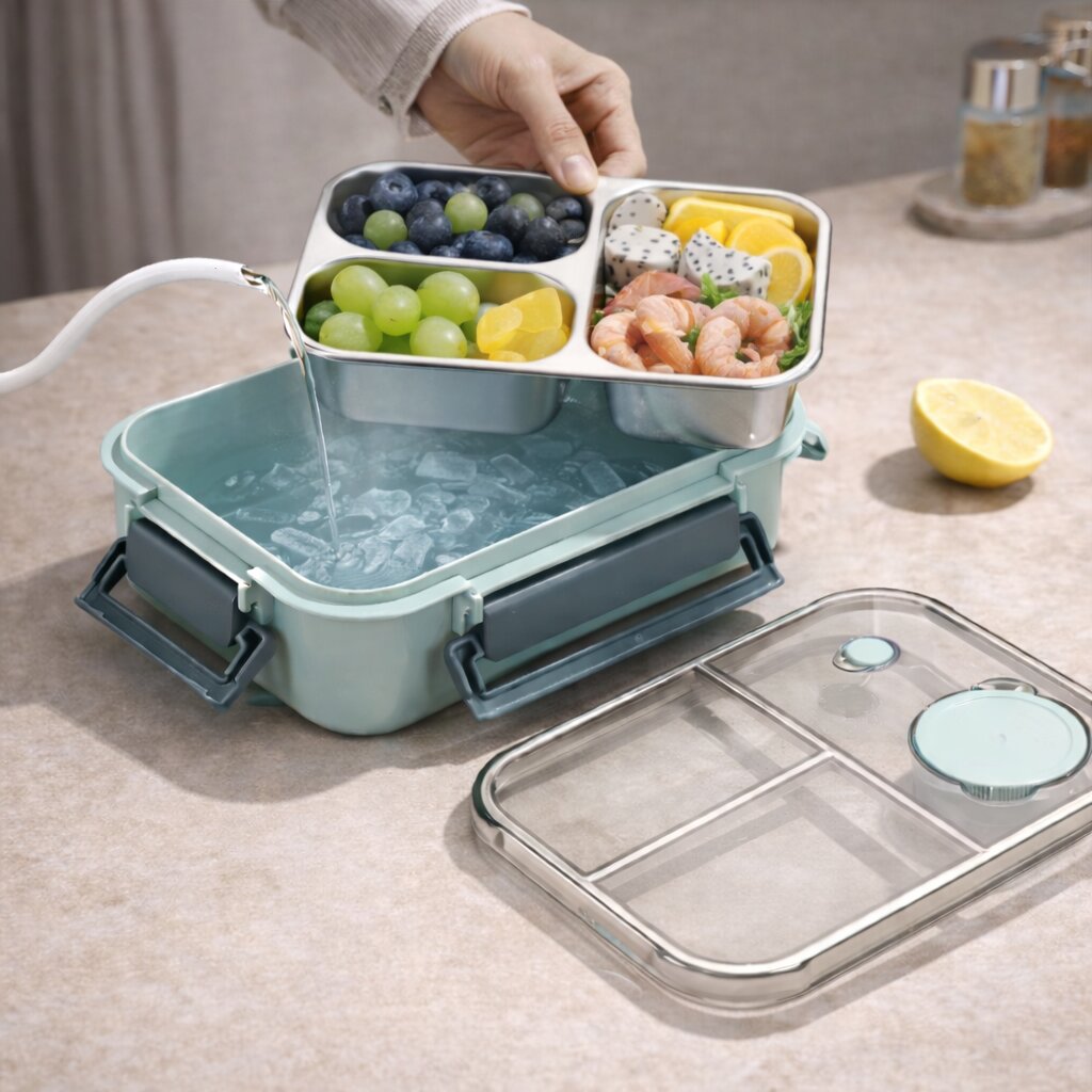 Śniadaniówka Z Przegródkami | Bento Box-Lunch Box-Miloska
