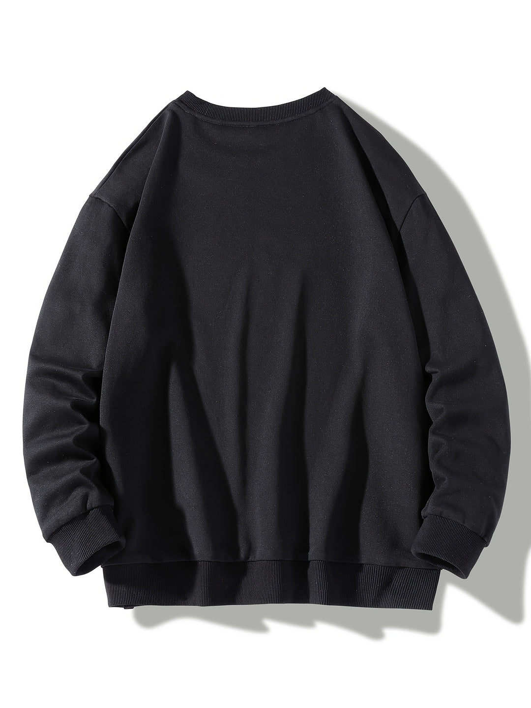 Męskie Bluza Dresowa Okrągły Kołnierz - Klasyczny Casual