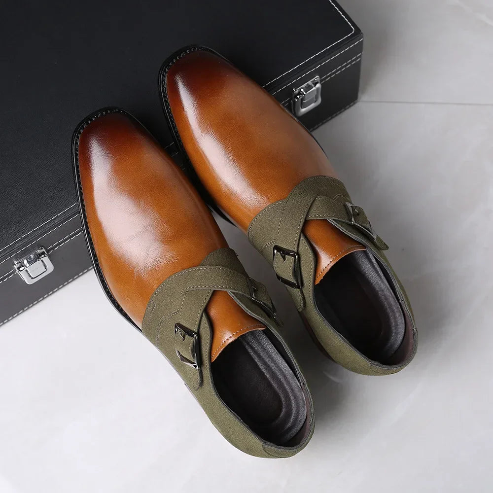 Męskie Instapperki Monk Strap - Oddychające & Wygodne