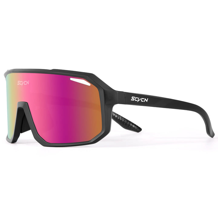 Męskie Okulary Słoneczne Polaryzacyjne - Sport UV400 - Czerwony