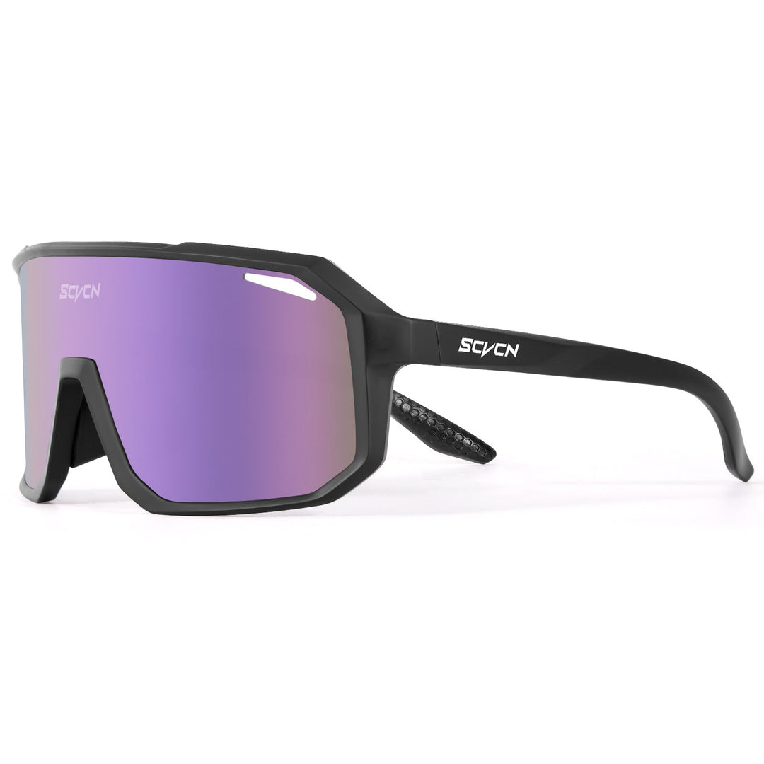 Męskie Okulary Słoneczne Polaryzacyjne - Sport UV400 - Fioletowy