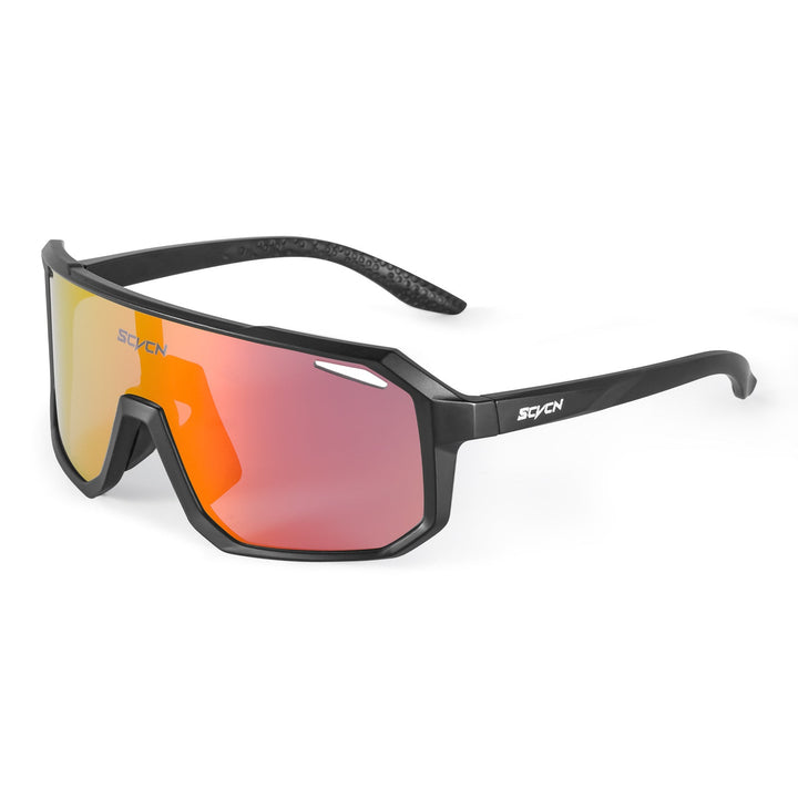Męskie Okulary Słoneczne Polaryzacyjne - Sport UV400 - Pomarańczowy